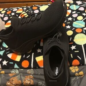 Black Knit Men's Shoes